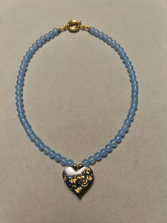 Blue Heart and Blue Agate
